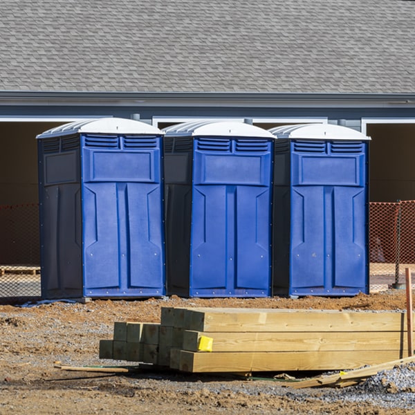 what is the maximum capacity for a single porta potty in Shoreview Minnesota